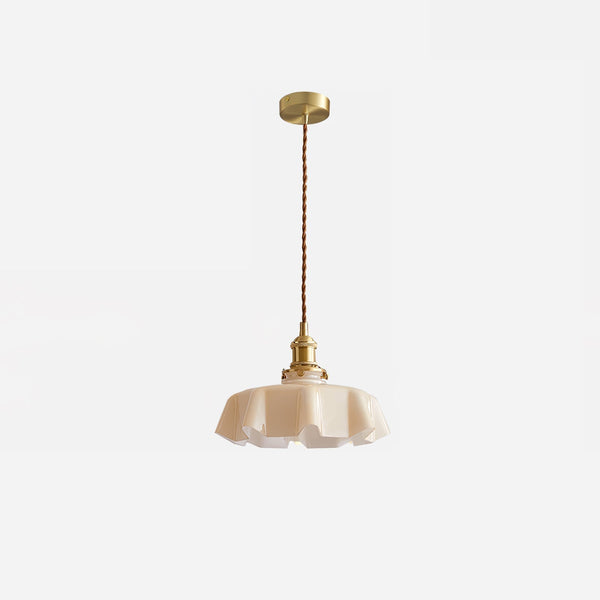 french ceramic flower pendant light brass for dining room bedroom