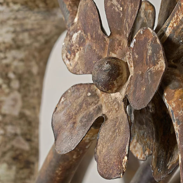 french country distressed wood candle chandelier