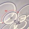 Elegant Semi Flush Mount Ceiling Lights With Unique Overlapping Rings