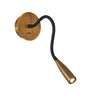 gold flexible hose led wall sconce set of 2