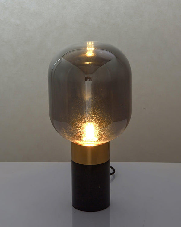gold marble glass table lamp for bedroom nightstand