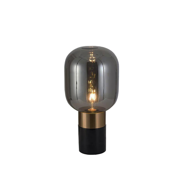 gold marble glass table lamp for bedroom nightstand