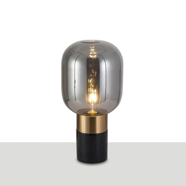 gold marble glass table lamp for bedroom nightstand
