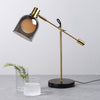 gold metal glass marble table lamp for bedroom and living room
