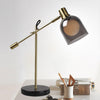 gold metal glass marble table lamp for bedroom and living room