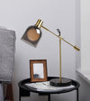 gold metal glass marble table lamp for bedroom and living room