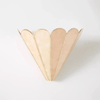 gold mica petal wall sconce
