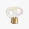 gold mushroom glass table lamp for bedside living room