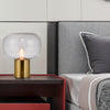 gold mushroom glass table lamp for bedside living room