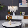 gold wave glass chandelier dining room kitchen island