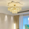 gold wave glass chandelier dining room kitchen island