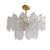 gold wave glass chandelier dining room kitchen island