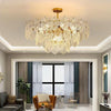 gold wave glass chandelier dining room kitchen island