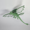 green dinosaur acrylic led ceiling light for kids bedroom