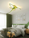 green dinosaur acrylic led ceiling light for kids bedroom