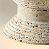 honey travertine sculptural pendant light