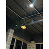 industrial antique gray iron dome pendant light