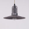 industrial antique gray iron dome pendant light