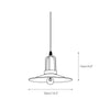 industrial antique gray iron dome pendant light