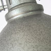 industrial antiqued silver iron pendant light