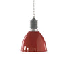 industrial black aluminum dome pendant lamp