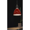 industrial black aluminum dome pendant lamp
