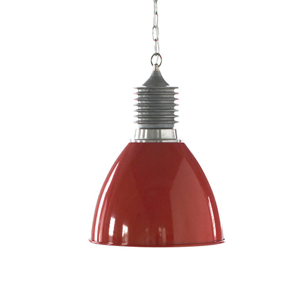 industrial black aluminum dome pendant lamp
