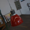 industrial black aluminum dome pendant lamp