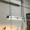 industrial black clear glass linear led pendant light