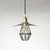 industrial black nickel iron dome pendant light