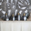 industrial brass iron dome pendant light
