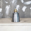industrial brass iron dome pendant light