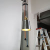 industrial brass iron dome pendant light