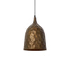industrial copper iron cylindrical pendant light