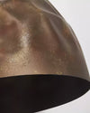 industrial copper iron cylindrical pendant light