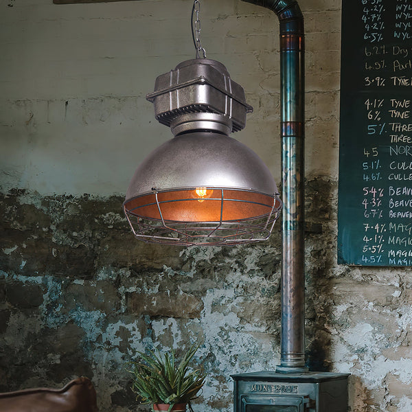 industrial iron pendant light
