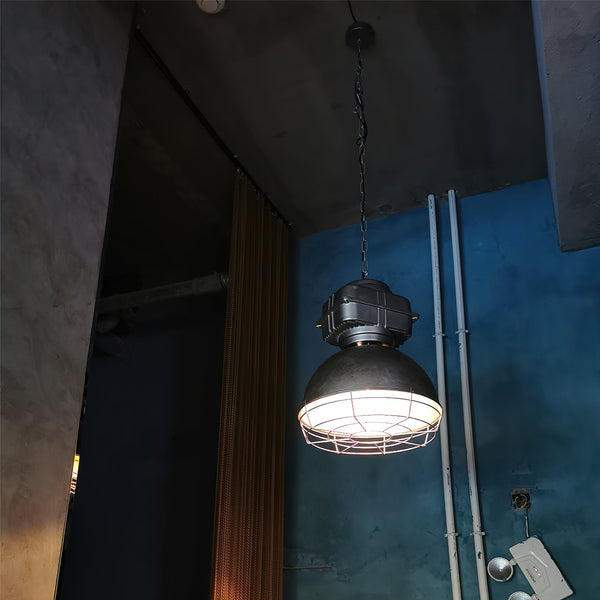 industrial iron pendant light