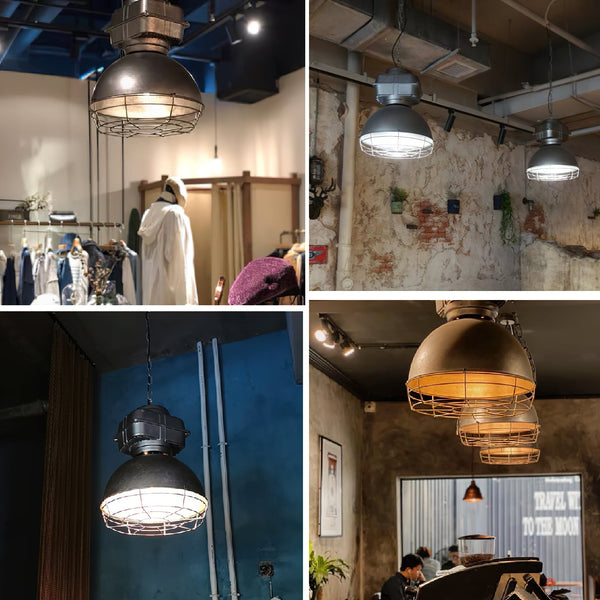 industrial iron pendant light