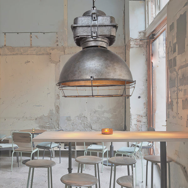 industrial iron pendant light