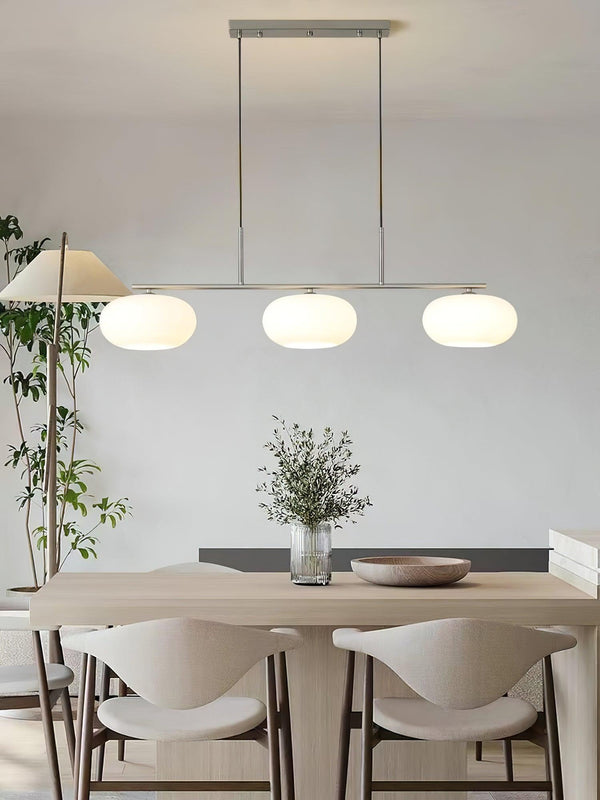 industrial sand nickel glass chandelier