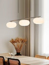 industrial sand nickel glass chandelier