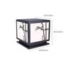 Solar Powered Outdoor Post Lights Led Landscape Lighting Hwd00052