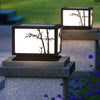 Solar Powered Outdoor Post Lights Led Landscape Lighting Hwd00052