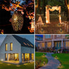 Solar Powered Led Lantern Lights With Handle Decoration Lights Outdoor Hwd00022