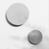 Outdoor Round Gray Concrete Led Wall Flush Lights Accent Landscape Lighting
