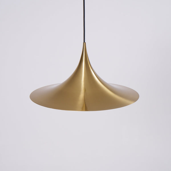 lacquered aluminum arch pendant light