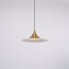 lacquered aluminum arch pendant light