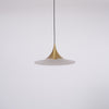 lacquered aluminum arch pendant light