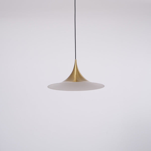 lacquered aluminum arch pendant light