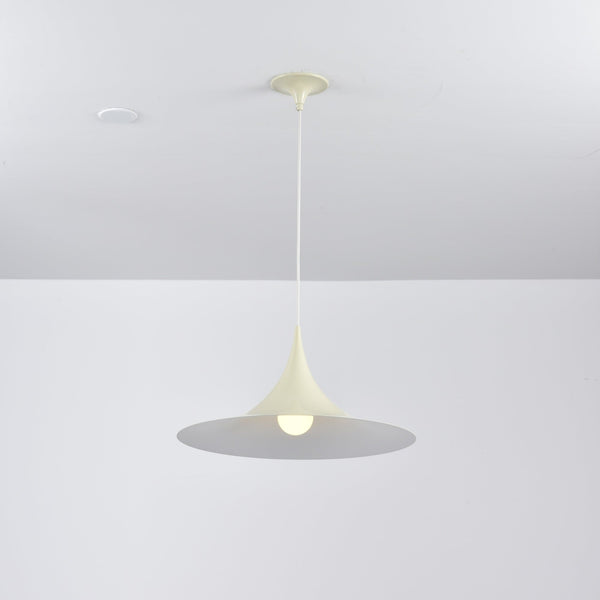 lacquered aluminum arch pendant light